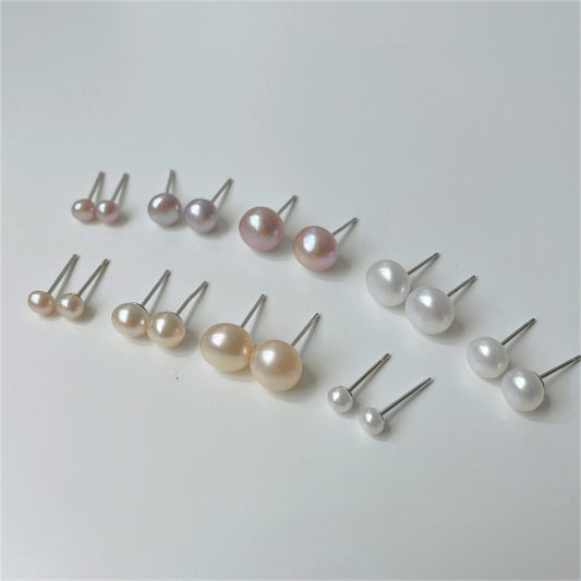 Beautiful Freshwater Pearl Stud Set