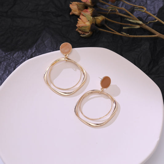 Beautiful Double Hoops Earrings