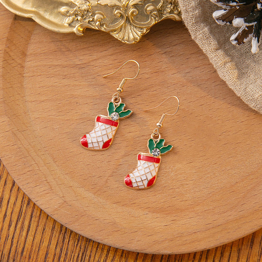 Adorable Christmas Stocking Earrings