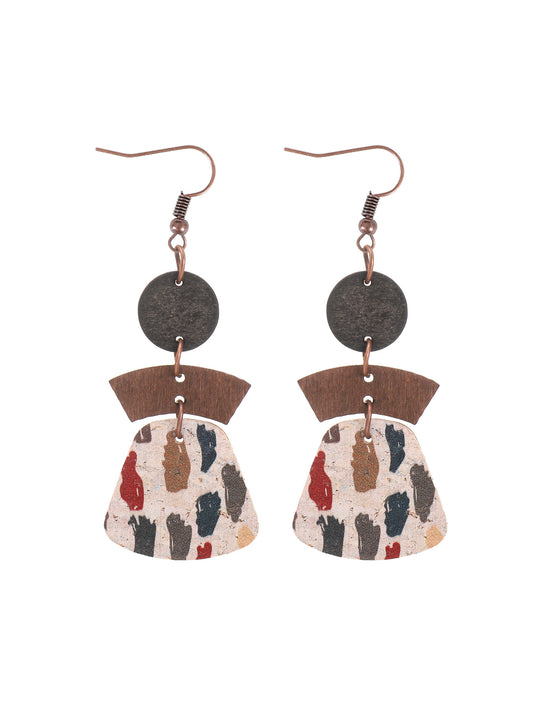 Beautiful Boho Wood Earrings