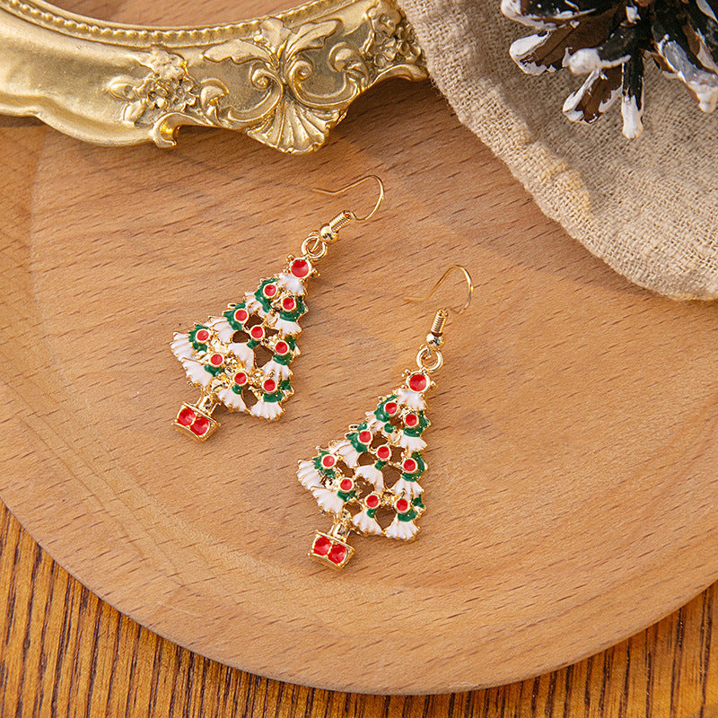 Adorable Christmas Tree Earrings