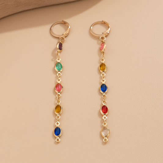 Beautiful Dangle Chained Earrings